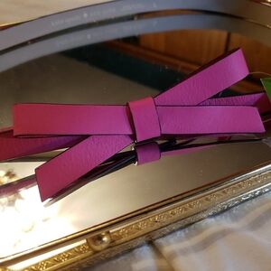 Kate Spade Pink Ribbon Bow Belt